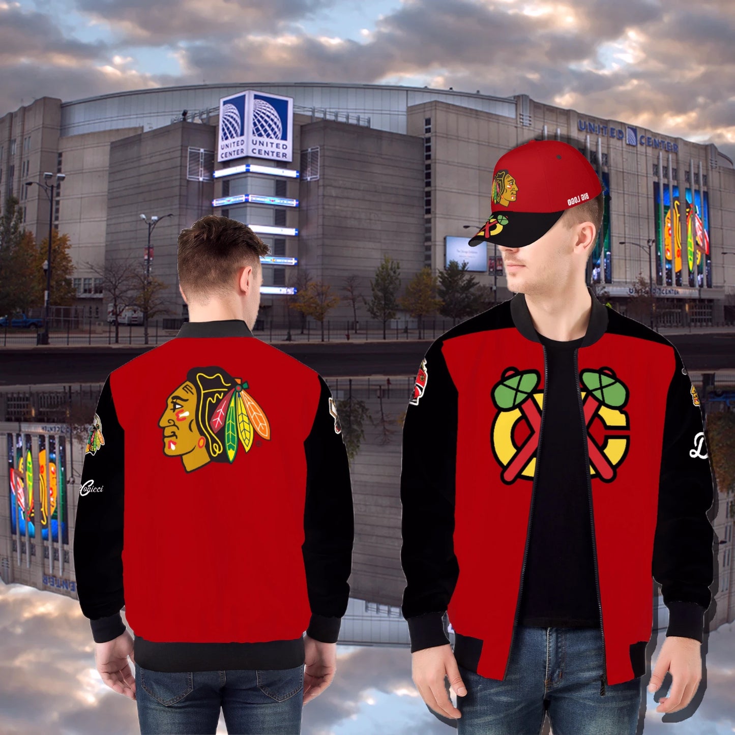 Chicago Blackhawks Bomber Jacket