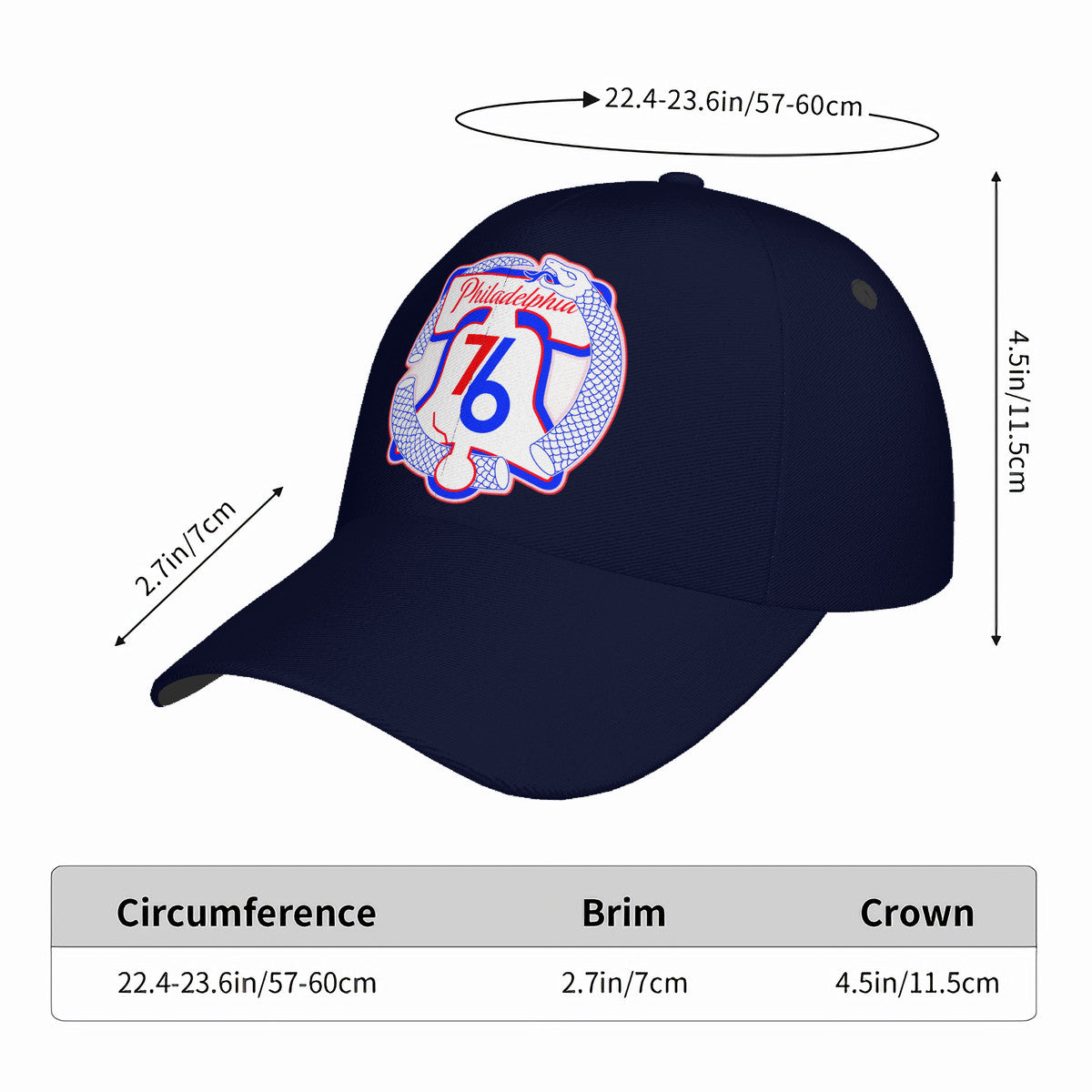 Philadelphia Sixers Big Logo Cap