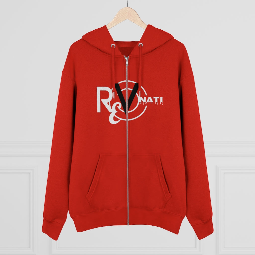 Revonati hoodie red/white black