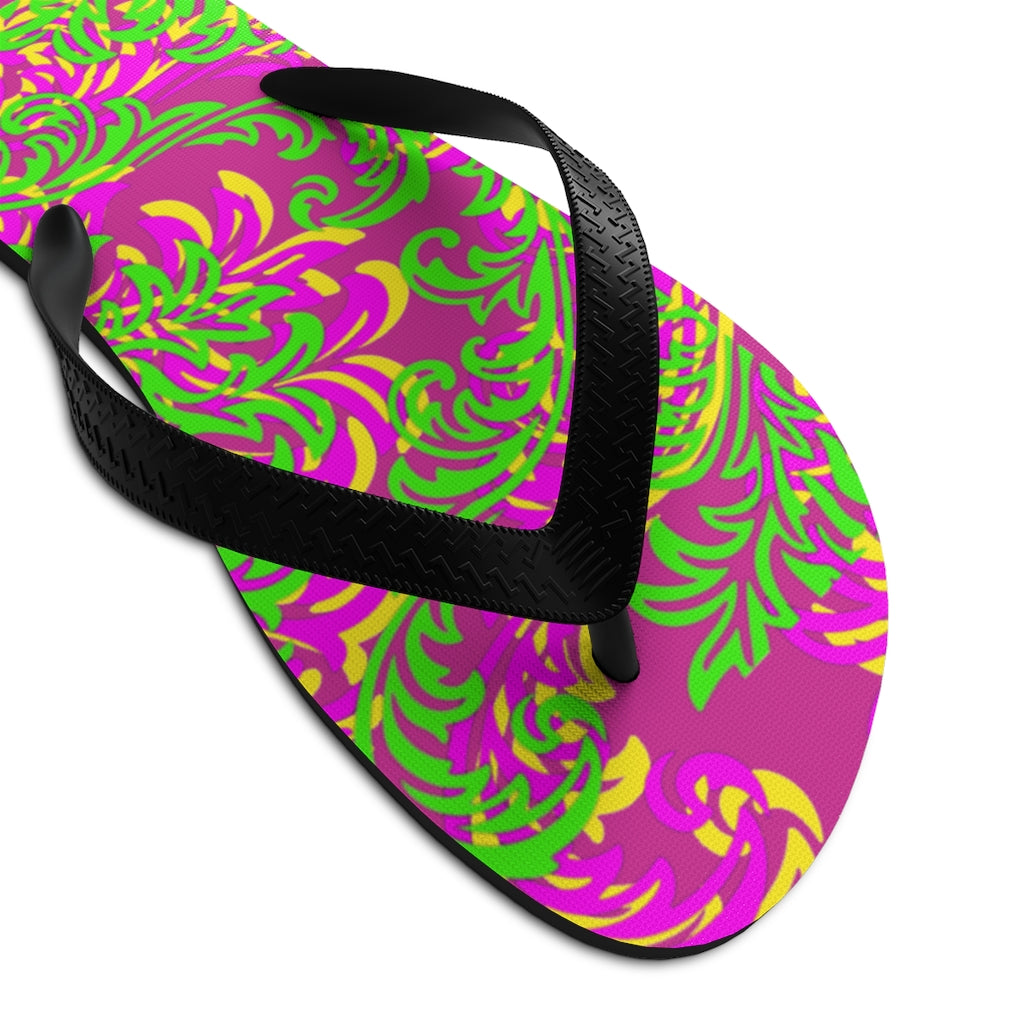 Unisex Neon Flip-Flops