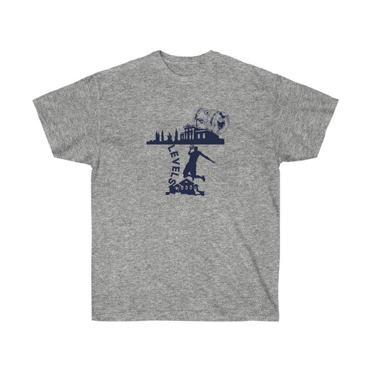 Levels Tee navy/gray