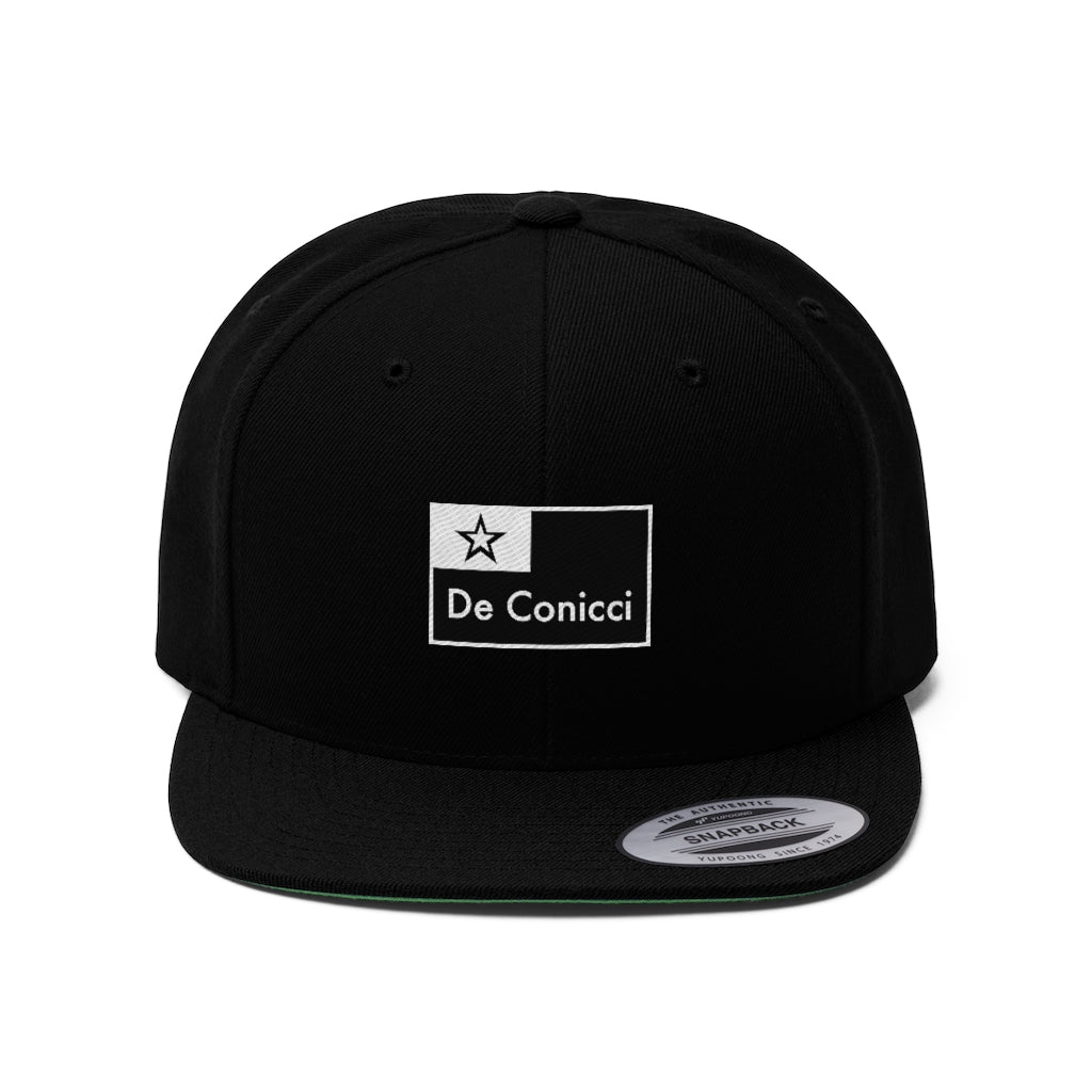 De Conicci Flag Unisex Flat Bill Hat
