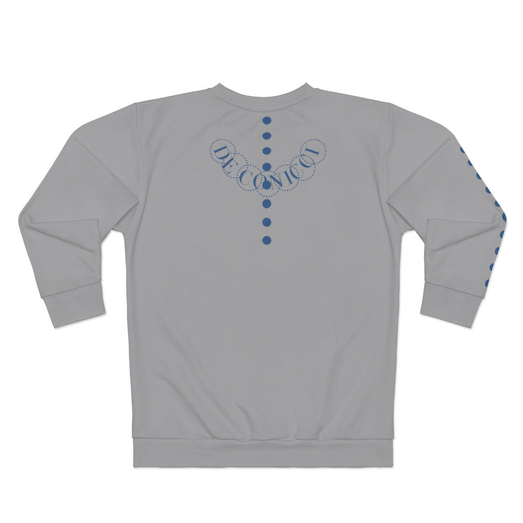 De Conicci Avenue Blue long sleeve. Gray