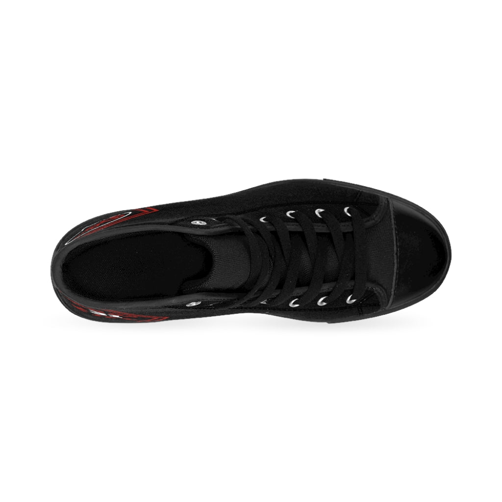 Hoop 31 red black and white color way