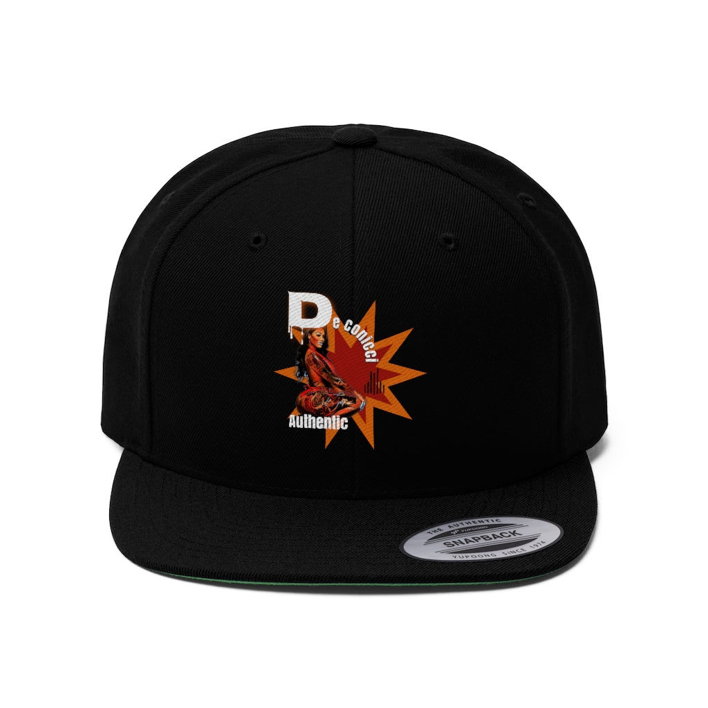 De Conicci Authentic Sex Symbolic Unisex Flat Bill Hat