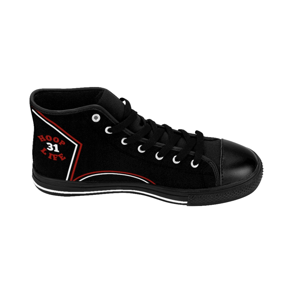 Hoop 31 red black and white color way alternate