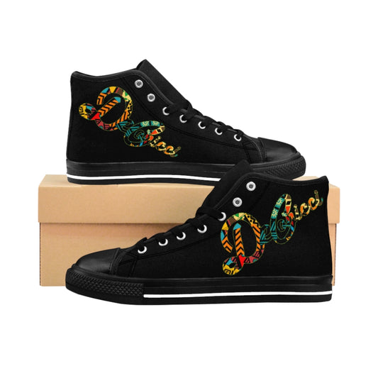 Men's High-top Beach Color Sneakers