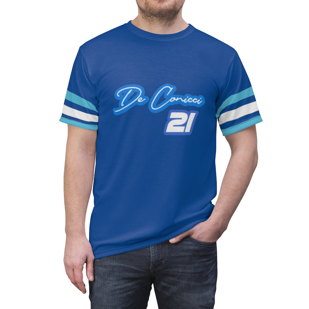 Jersey Shirt. Royal Blue/Water Blue Color Way