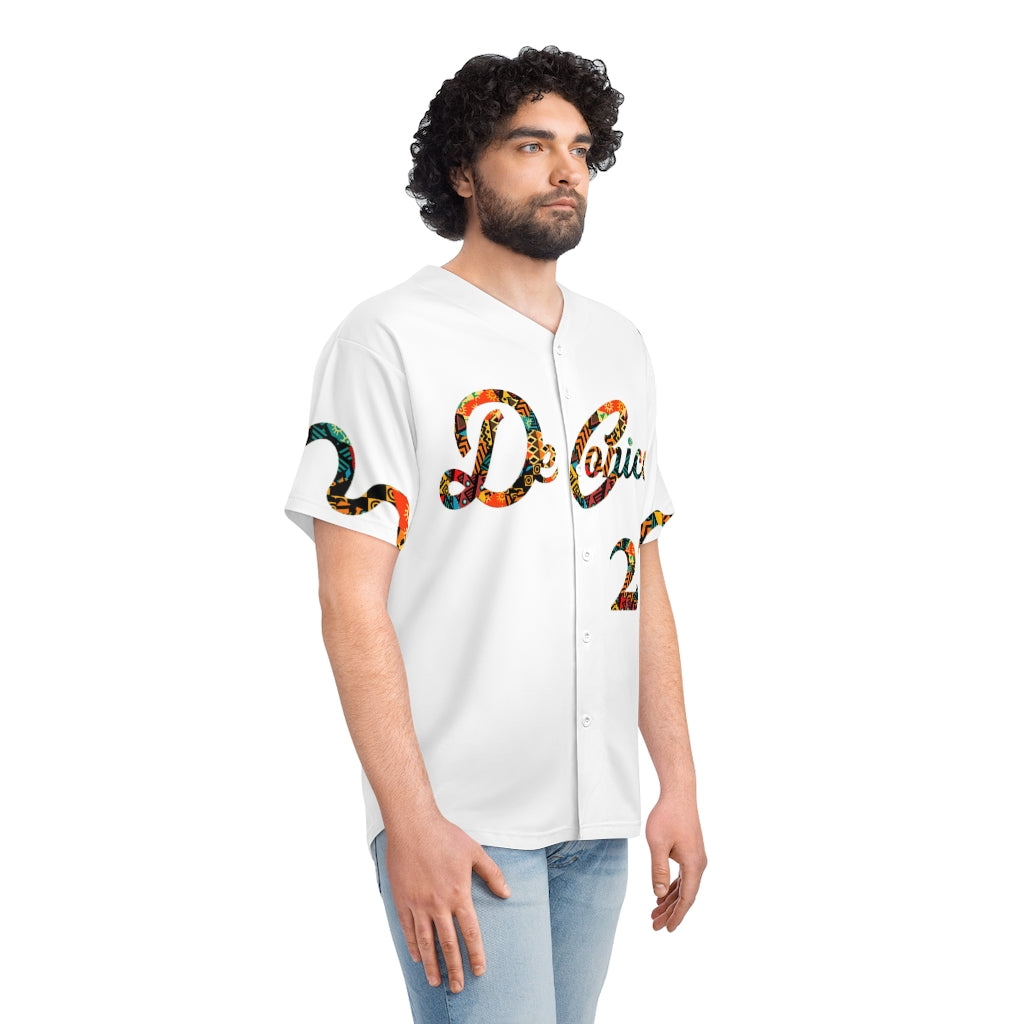 Wrap around Men's Baseball Jersey white