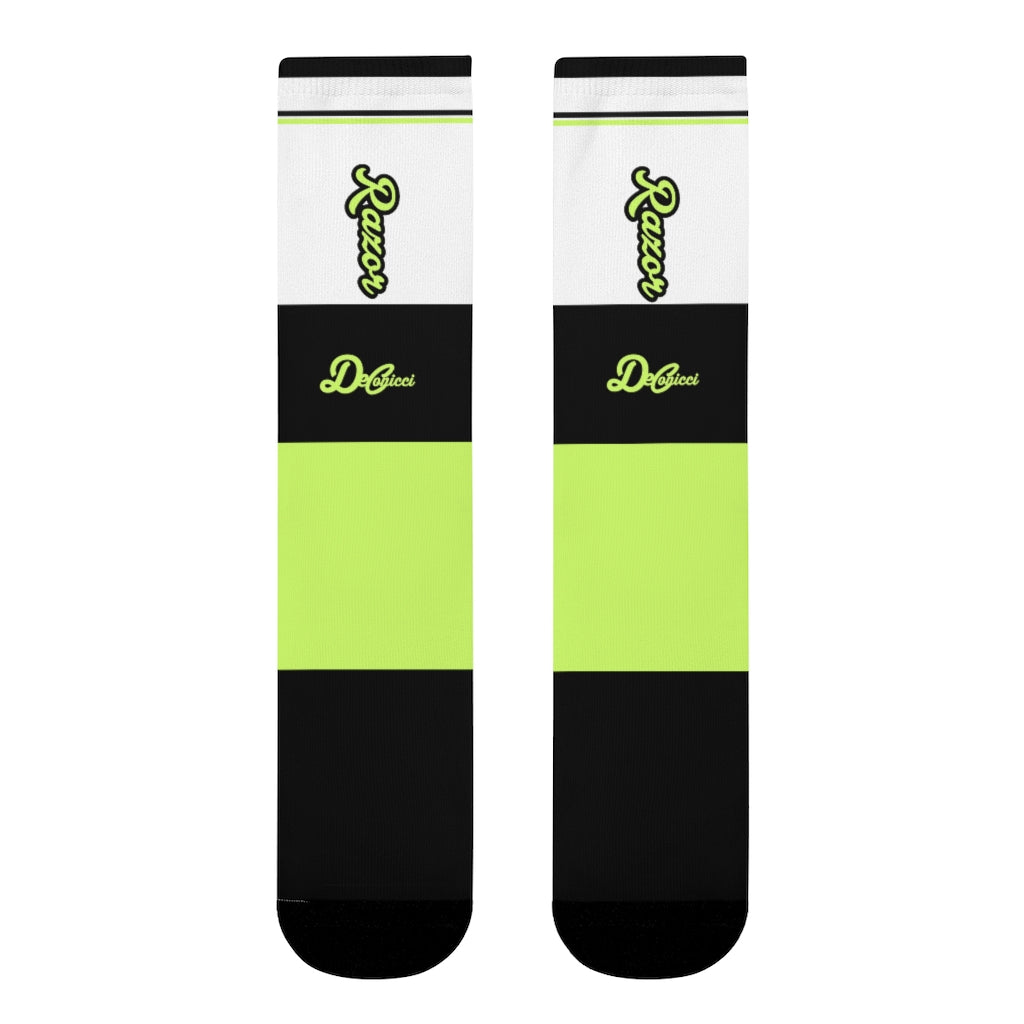 Razor Sharp Hoop Socks