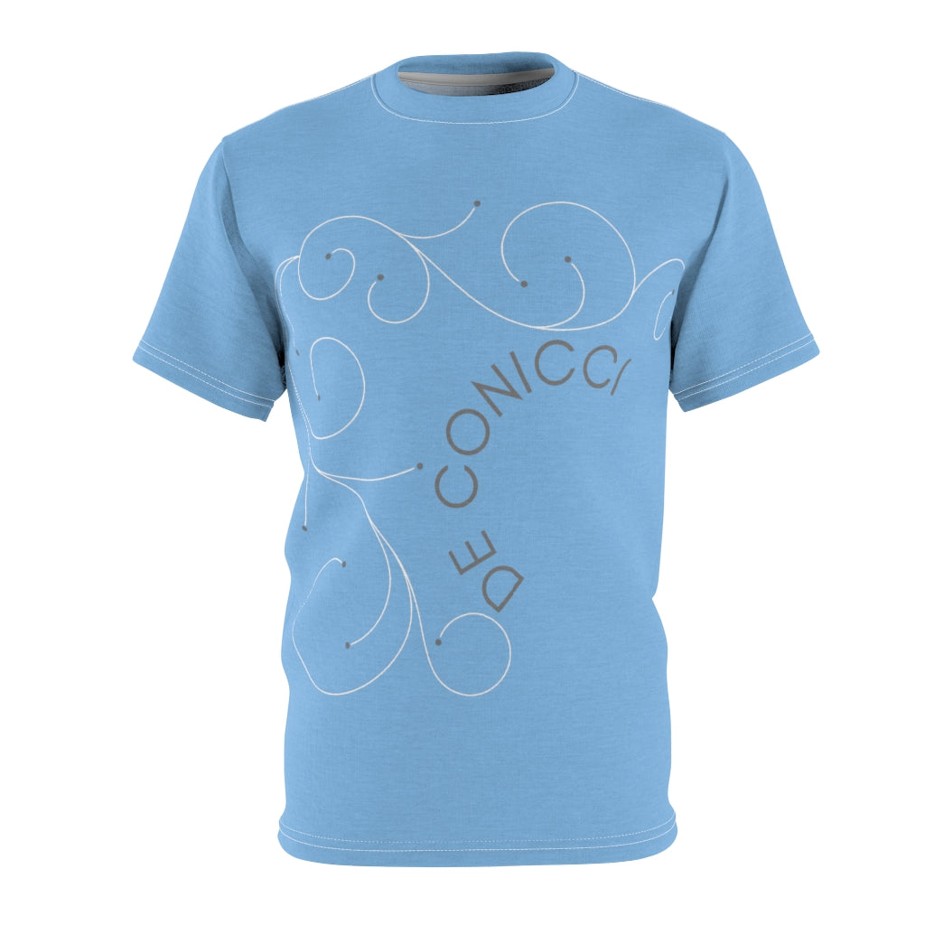 De conicci Authentic rare shirt. Luxury Vine Blue