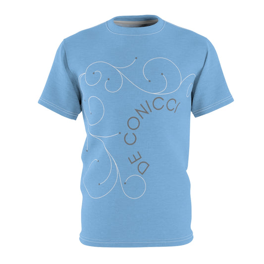 De conicci Authentic rare shirt. Luxury Vine Blue