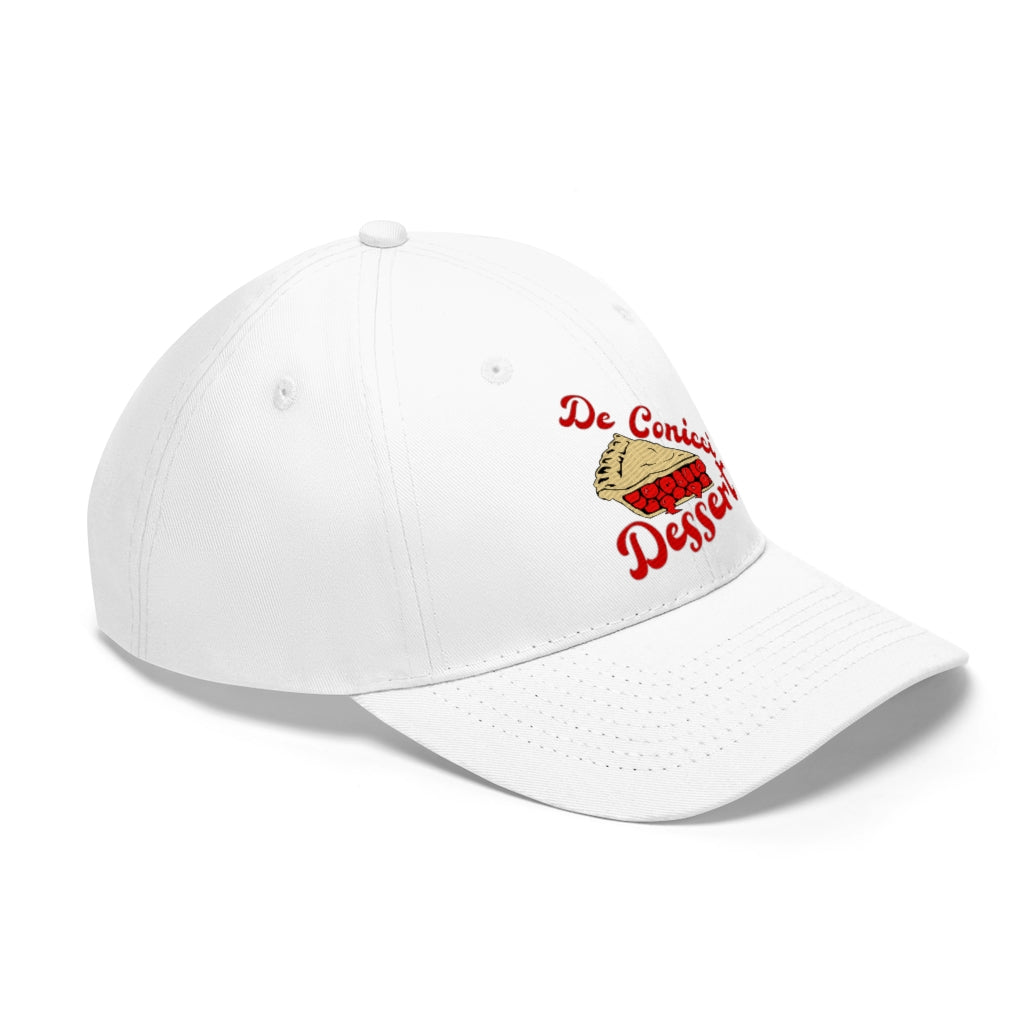 Cherry pie dessert cap white