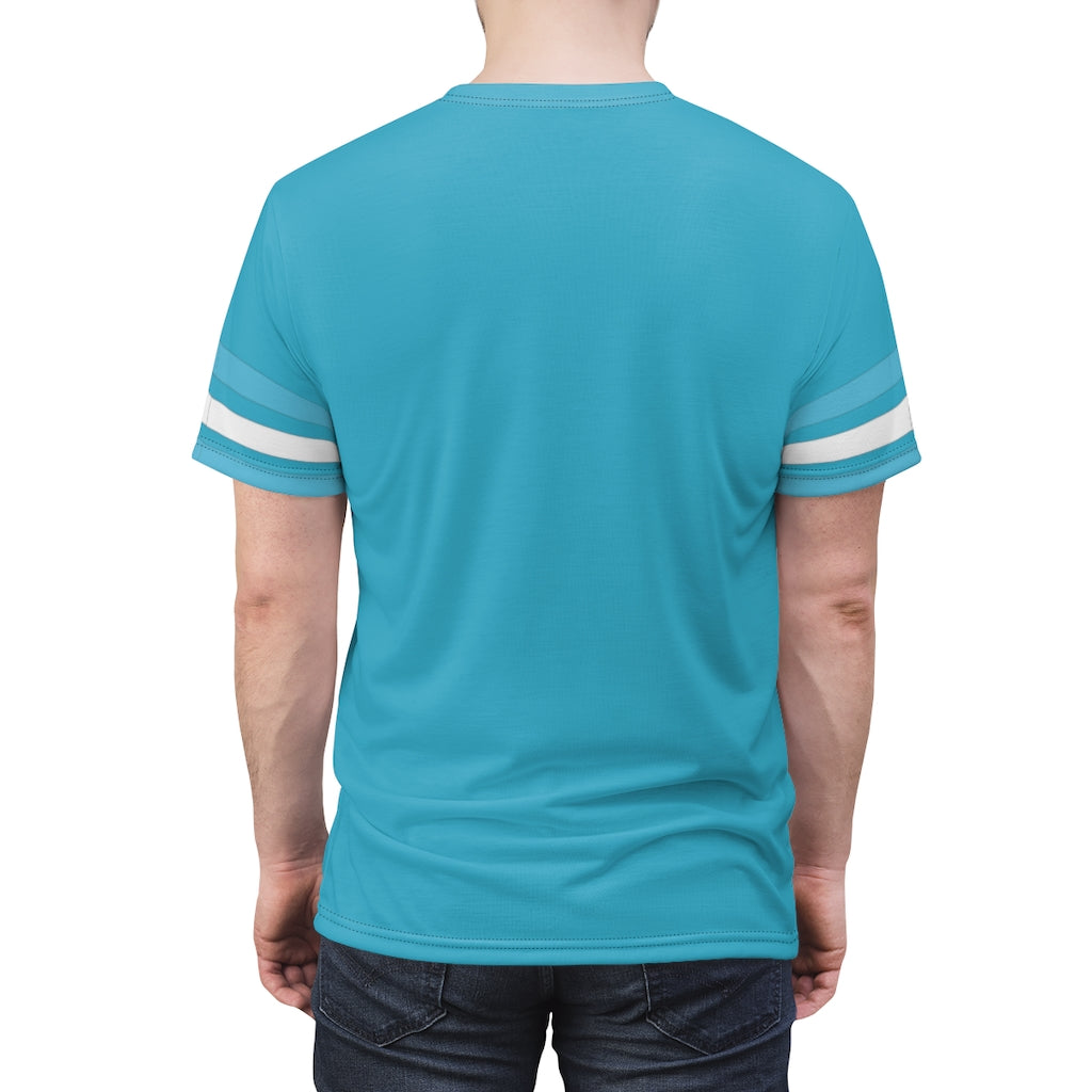 Jersey Shirt. Water Blue/Royal Blue Color Way