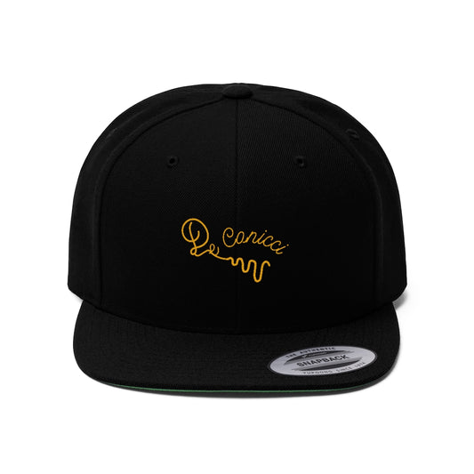 De Conicci Authentic Unisex Flat Bill Hat