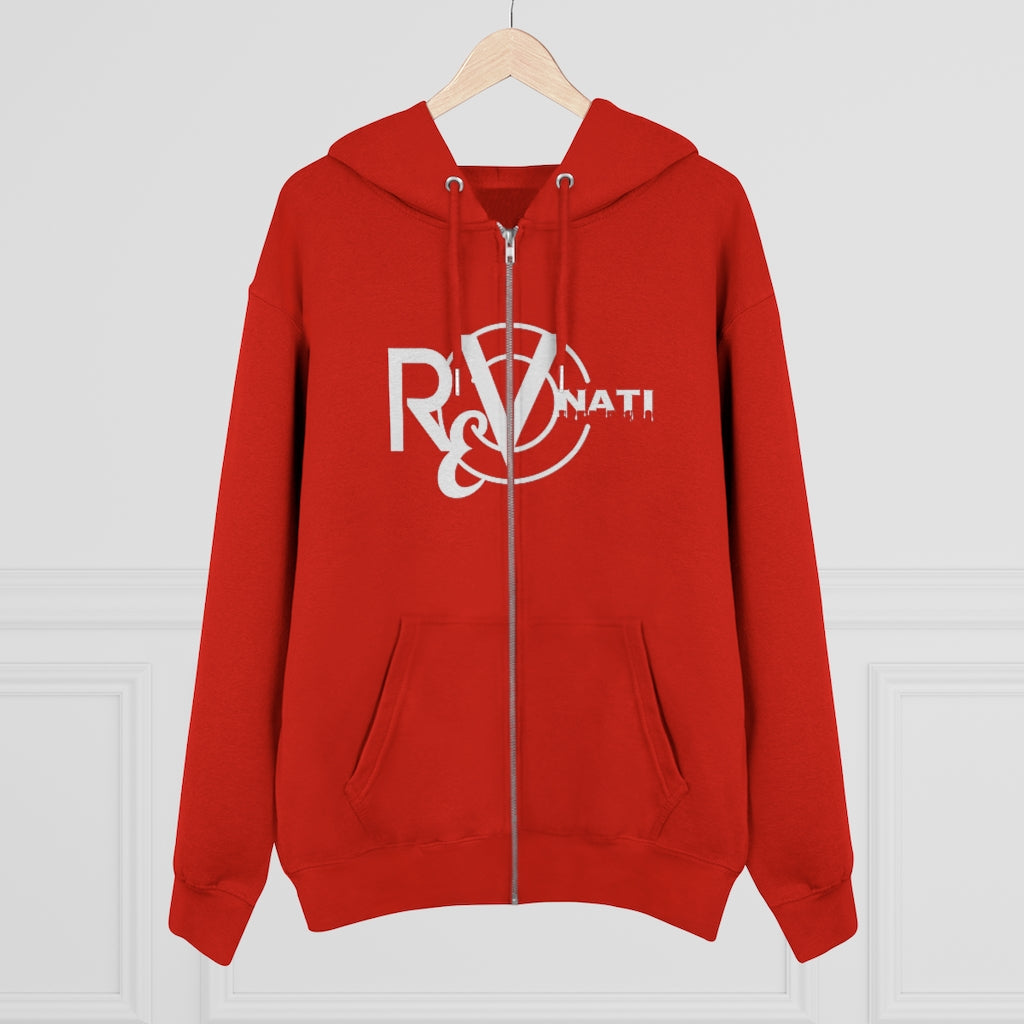 Revonati hoodie red/white