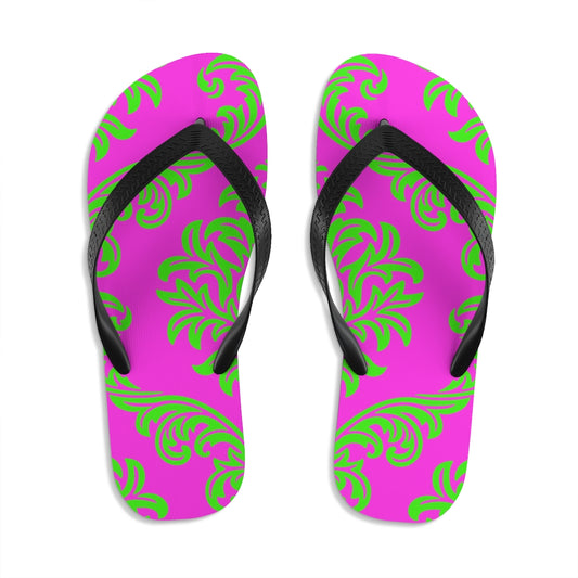 Unisex Neon Flip-Flops