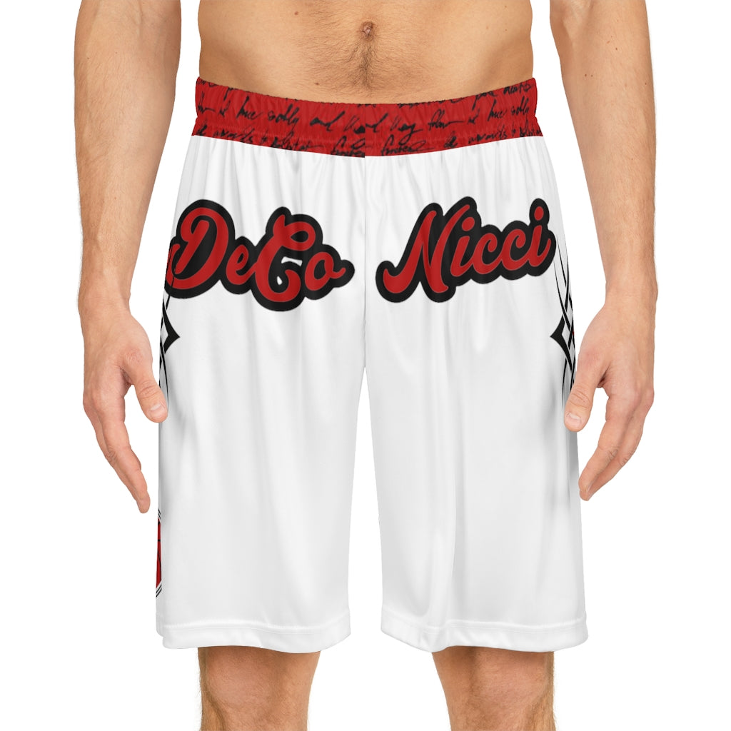 Tribal Basketball Shorts Red/Black