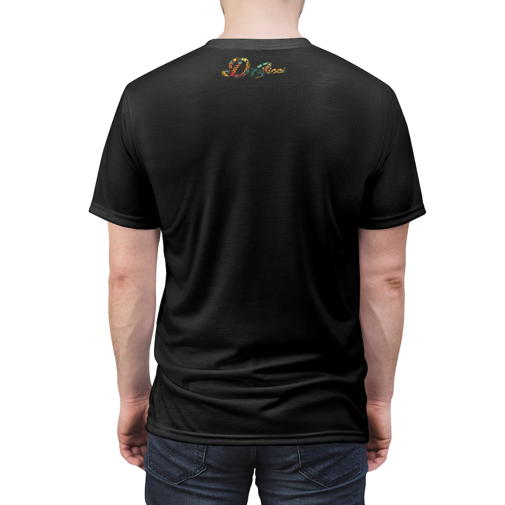 Wrap around shirt black