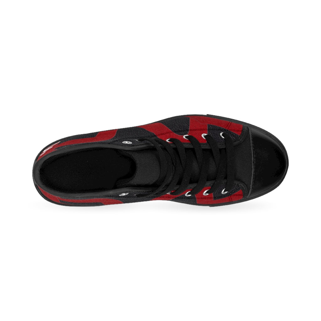 Swivel Red and Black with white logo