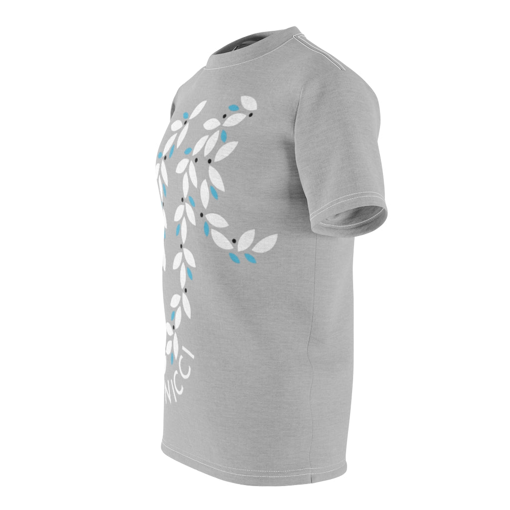 De conicci Authentic rare shirt. Zip flower silver