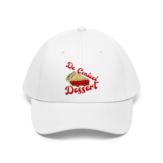 Cherry pie dessert cap white
