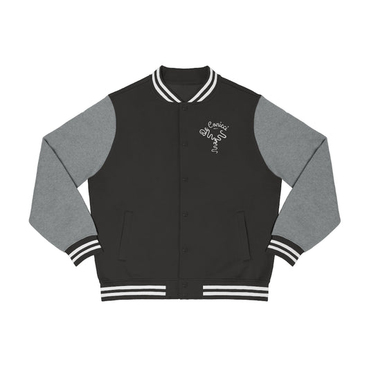 De Conicci Black Varsity Jacket