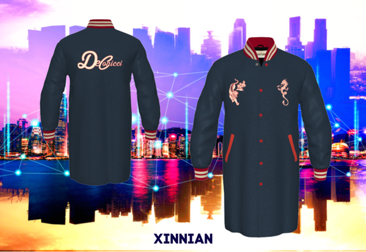XINNIAN Big Boss Extended Navy X Cream Red Liner