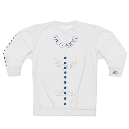 De Conicci Avenue Blue long sleeve. white