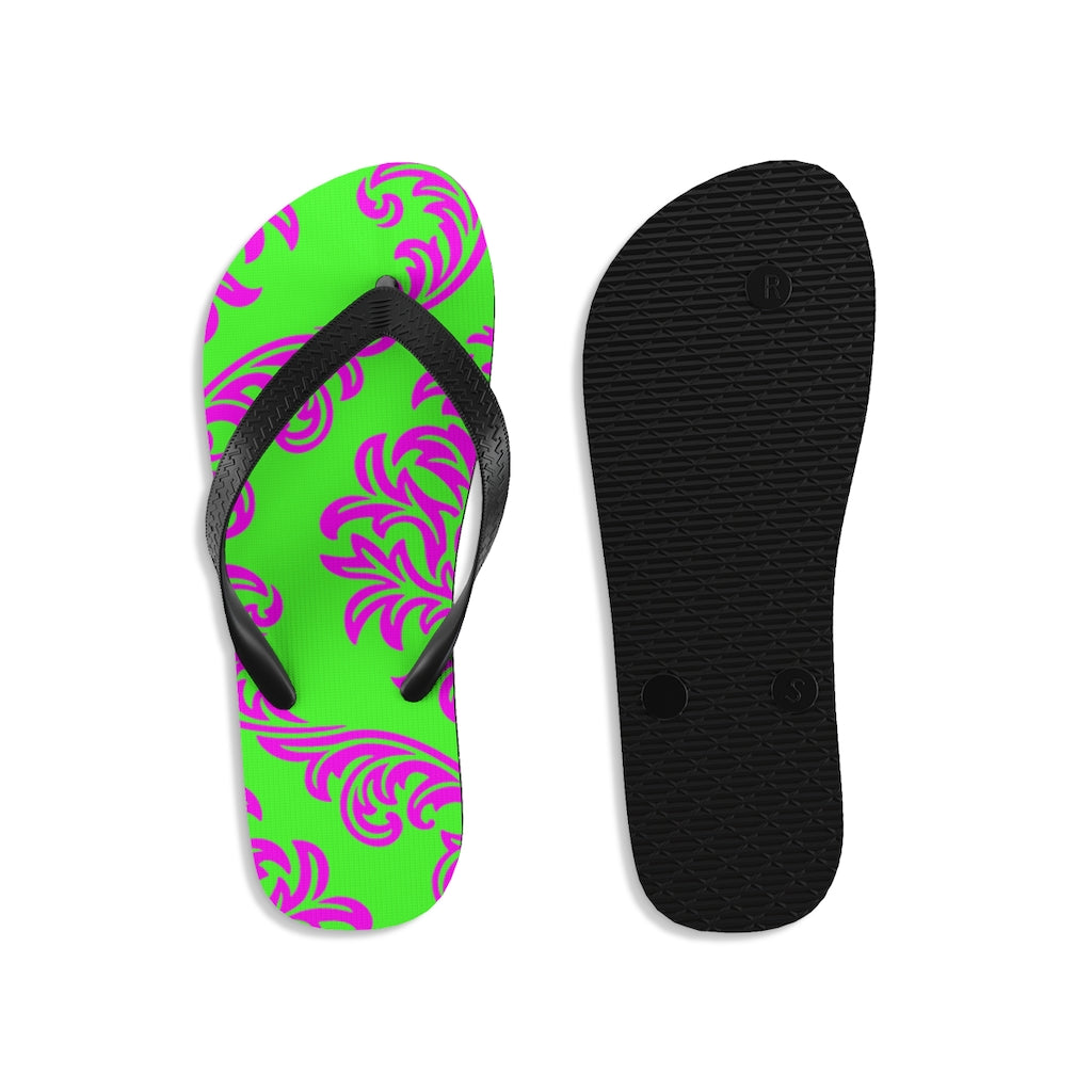 Unisex Neon Flip-Flops