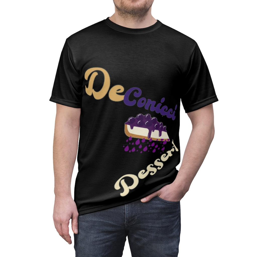Blue berry cheese cake dessert black