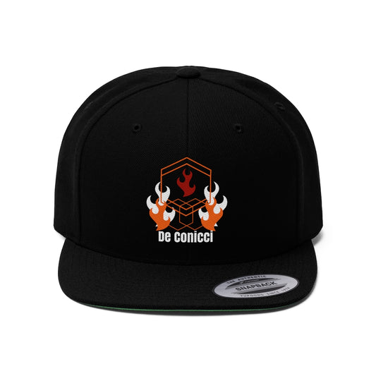 De Conicci Fire Unisex Flat Bill Hat