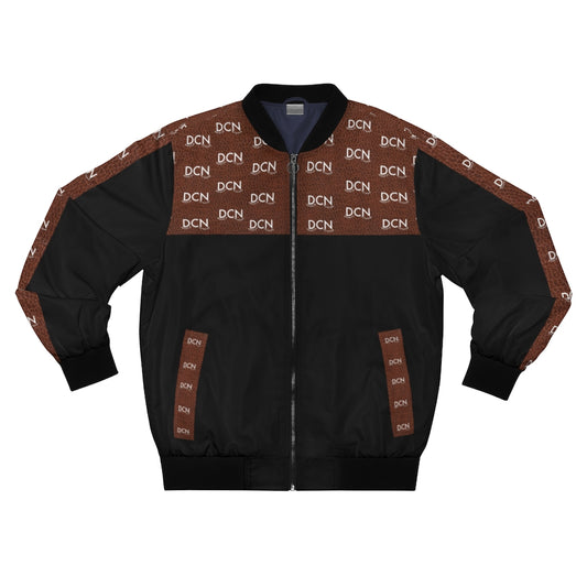 DCN Jacket Authentic Rawhide Style Print Brown and Black