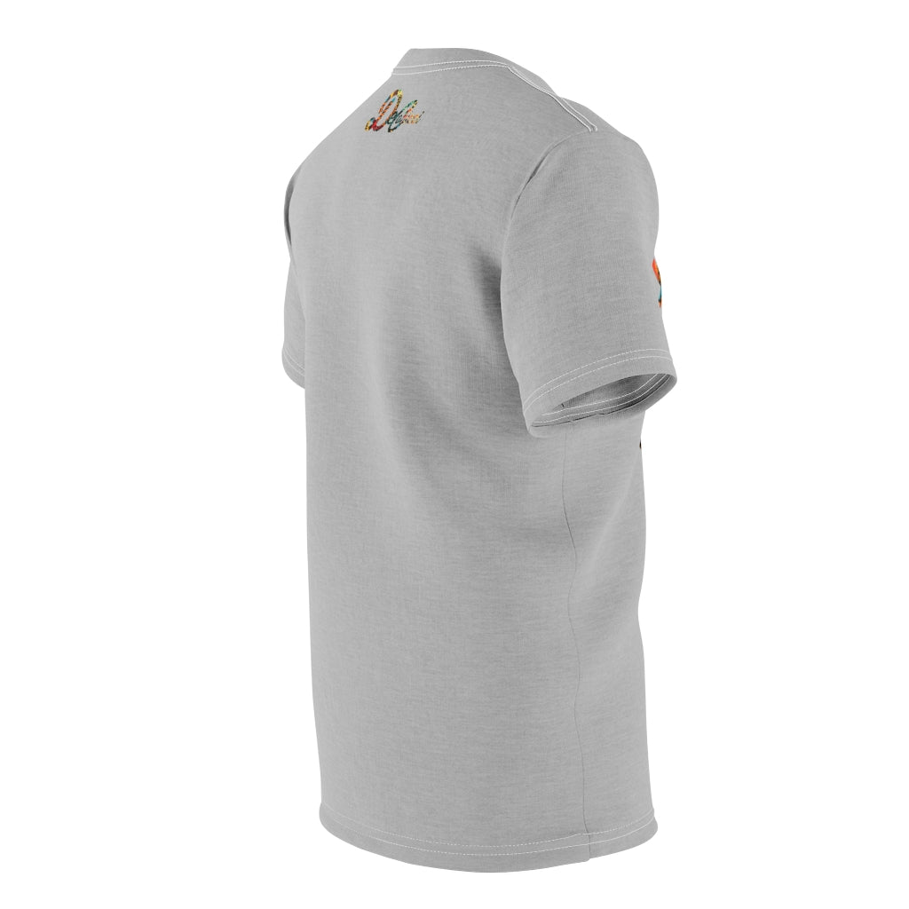 Wrap around shirt gray
