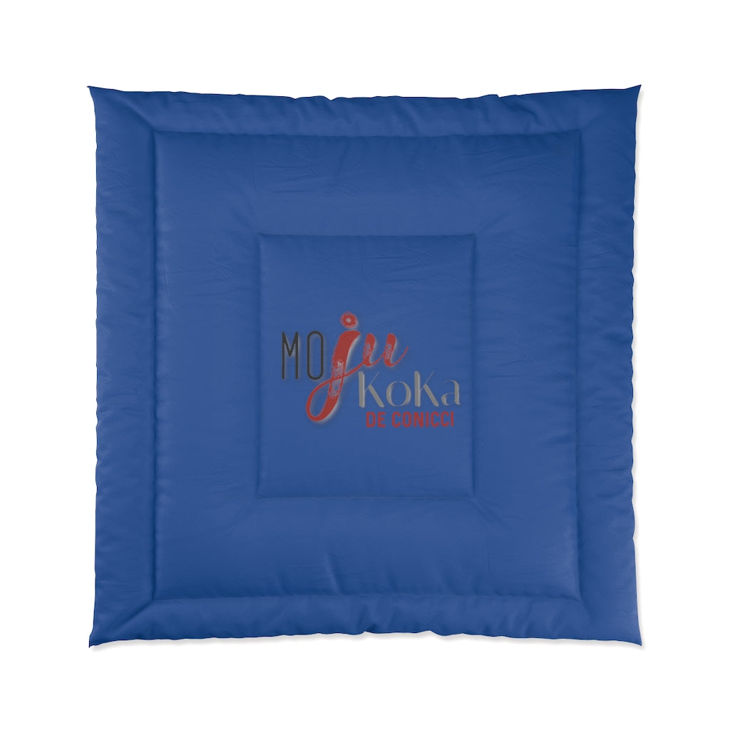 Comforter with Mojukoka one logo