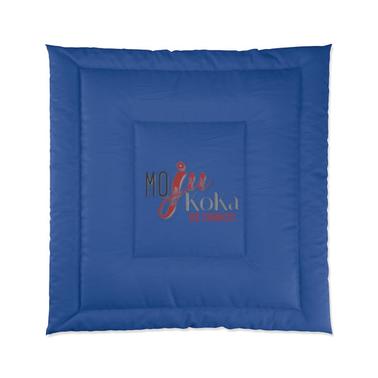 Comforter with Mojukoka one logo