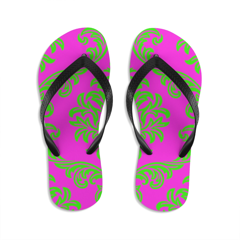 Unisex Neon Flip-Flops