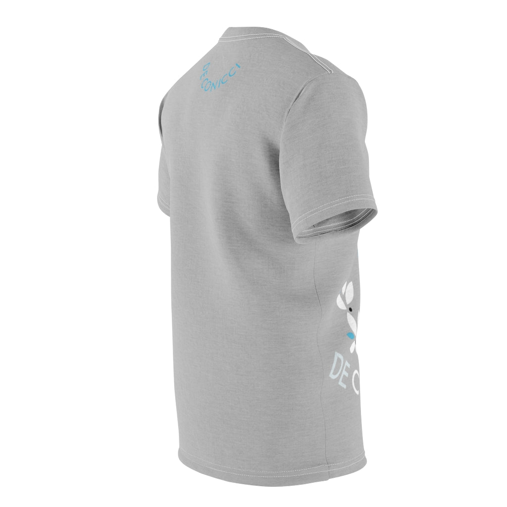 De conicci Authentic rare shirt. Zip flower silver