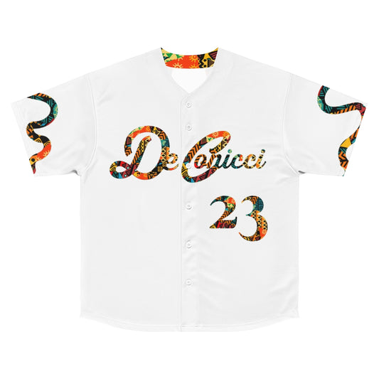 Wrap around Men's Baseball Jersey white
