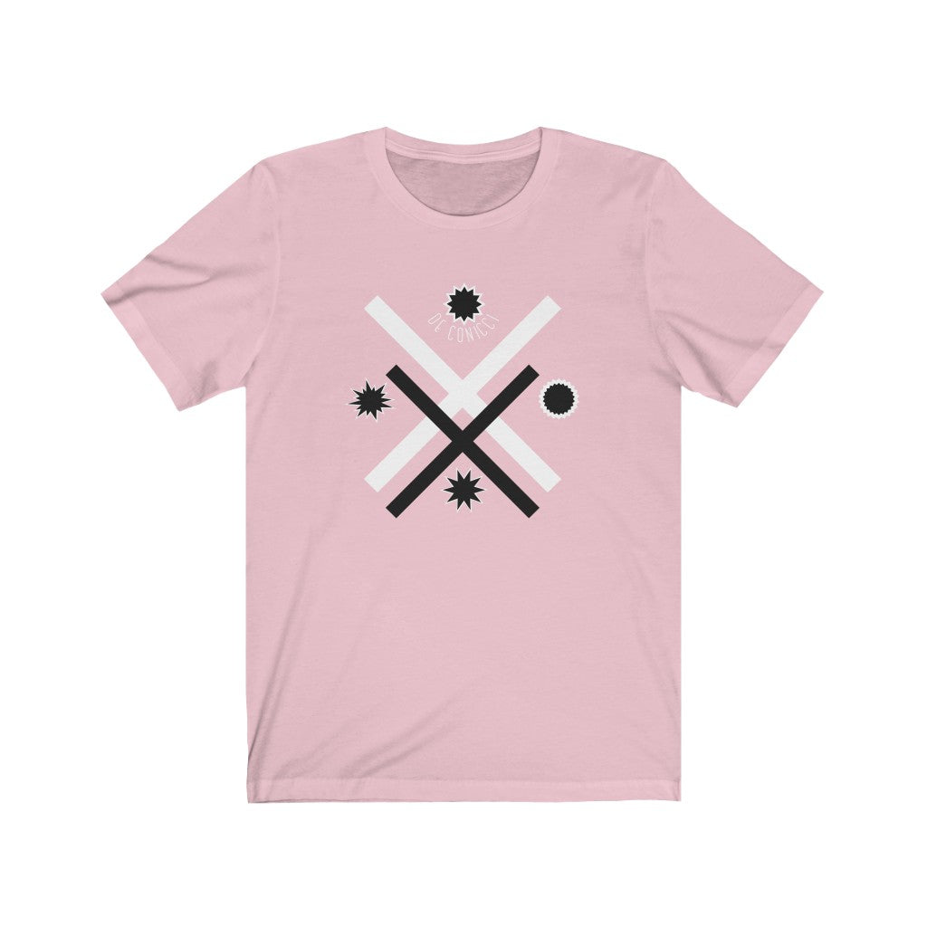 Unisex Jersey Short Sleeve Tee With De Conicci Authentic Logo.