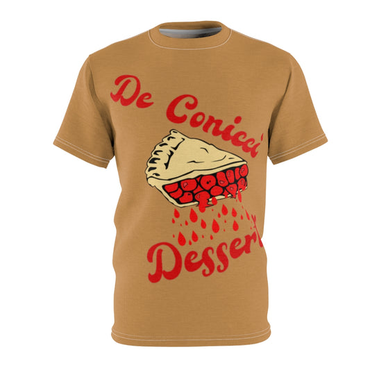 Cherry pie dessert brown