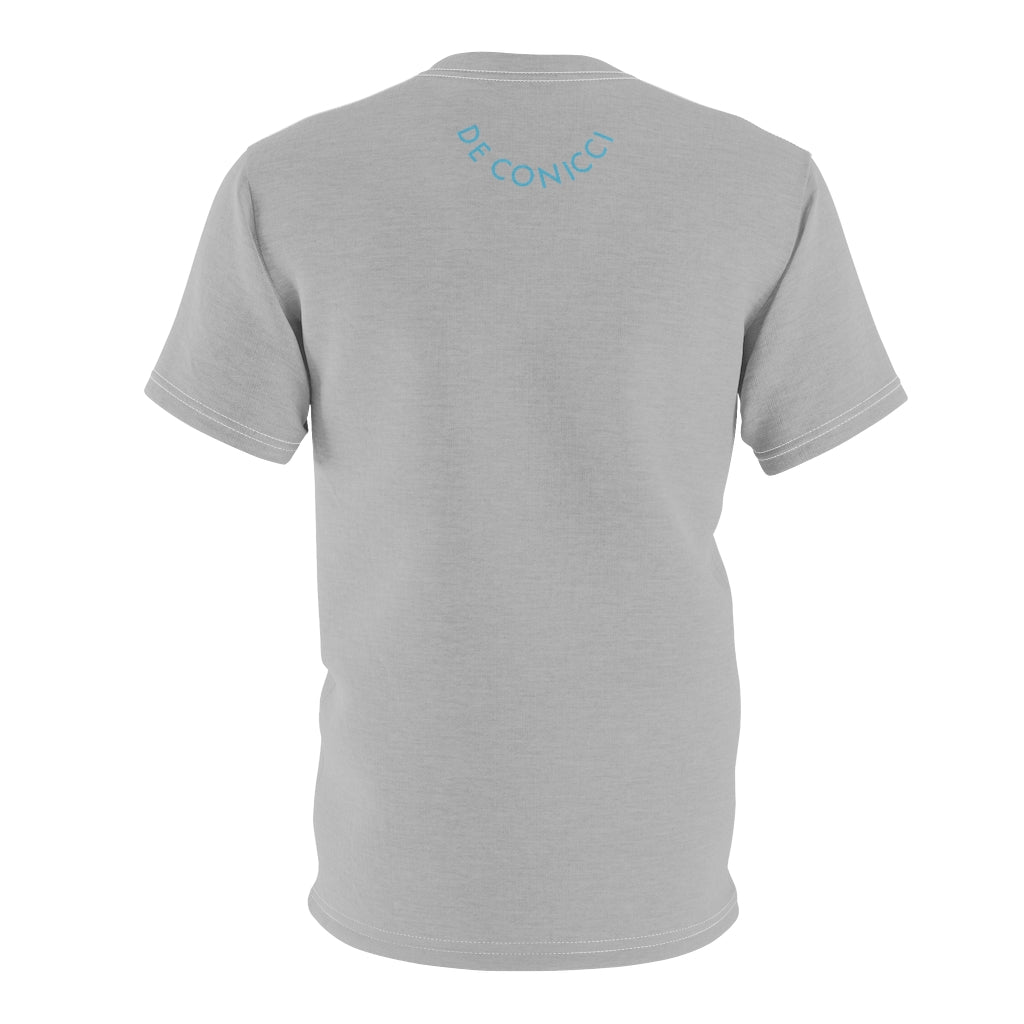 De conicci Authentic rare shirt. Zip flower silver