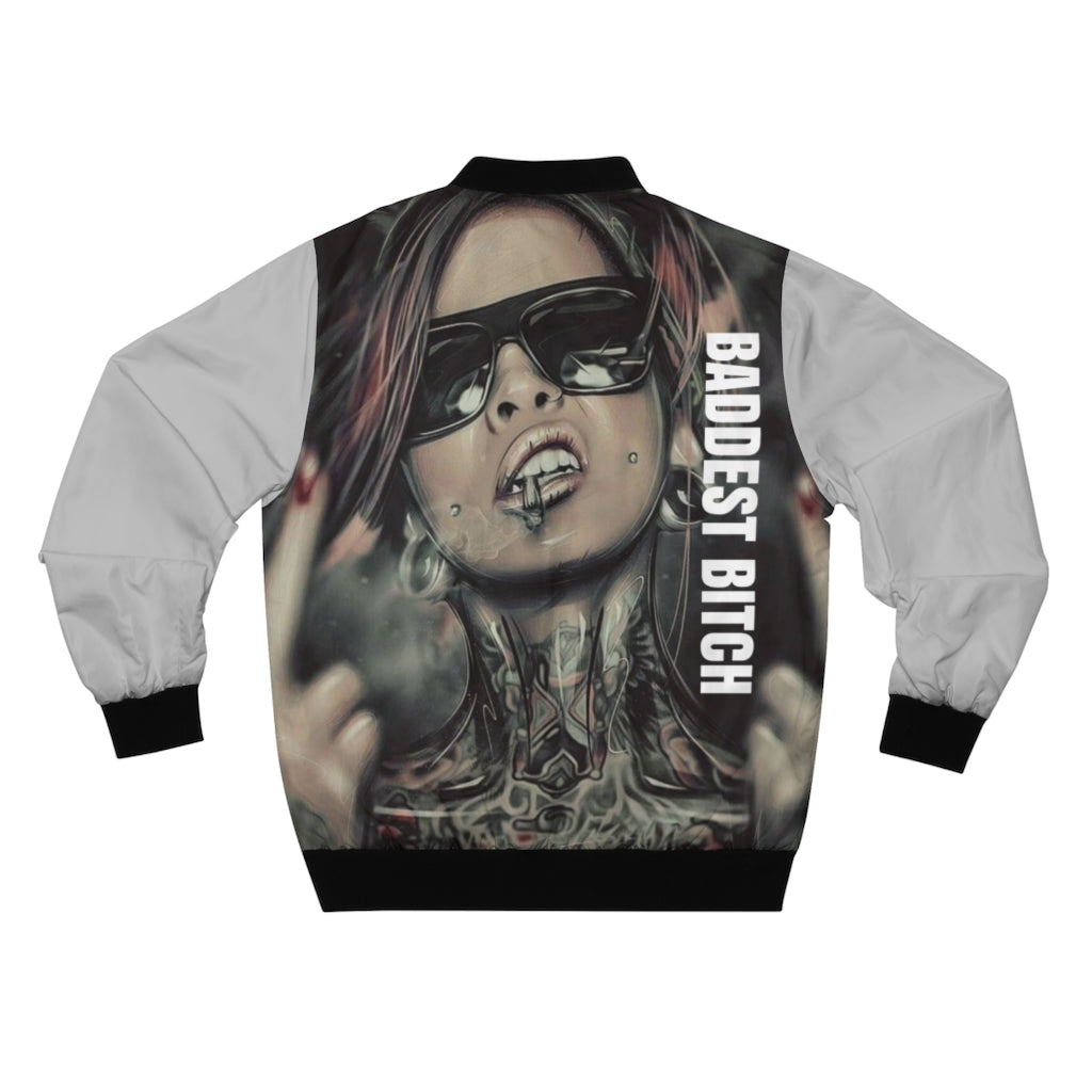 De Conicci Baddest Bitch Bomber Jacket.