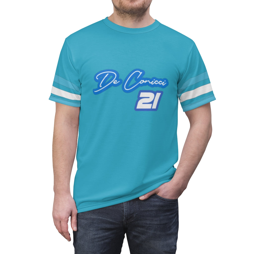 Jersey Shirt. Water Blue/Royal Blue Color Way