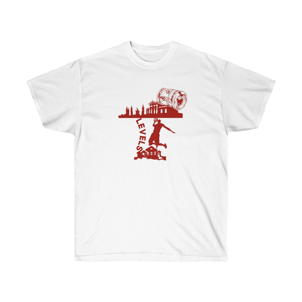 Levels Tee red/black