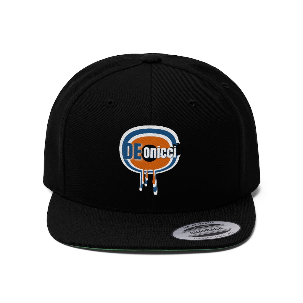 De Conicci Drip Unisex Flat Bill Hat