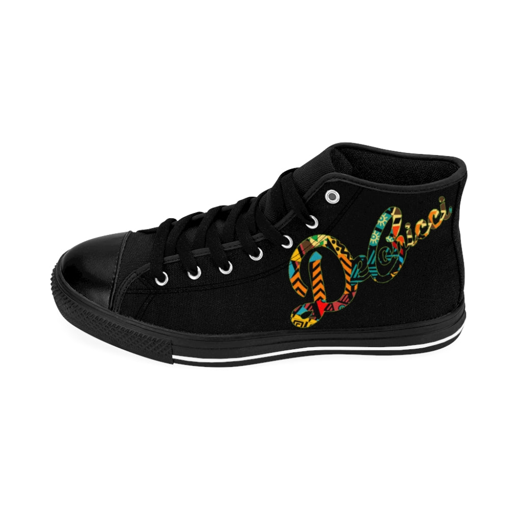 Men's High-top Beach Color Sneakers