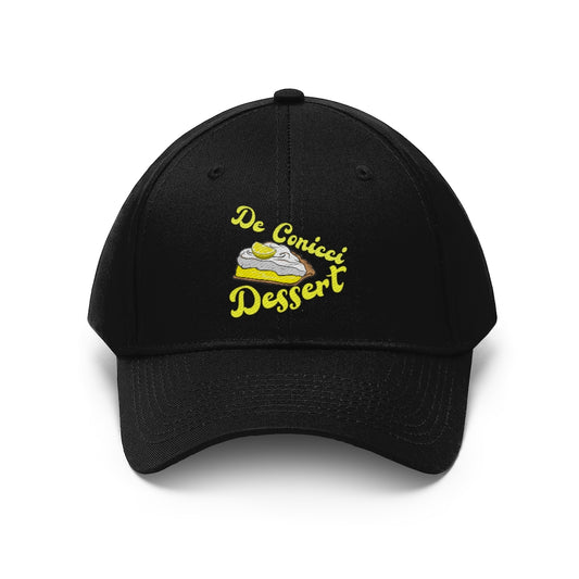Lemon pie dessert cap black