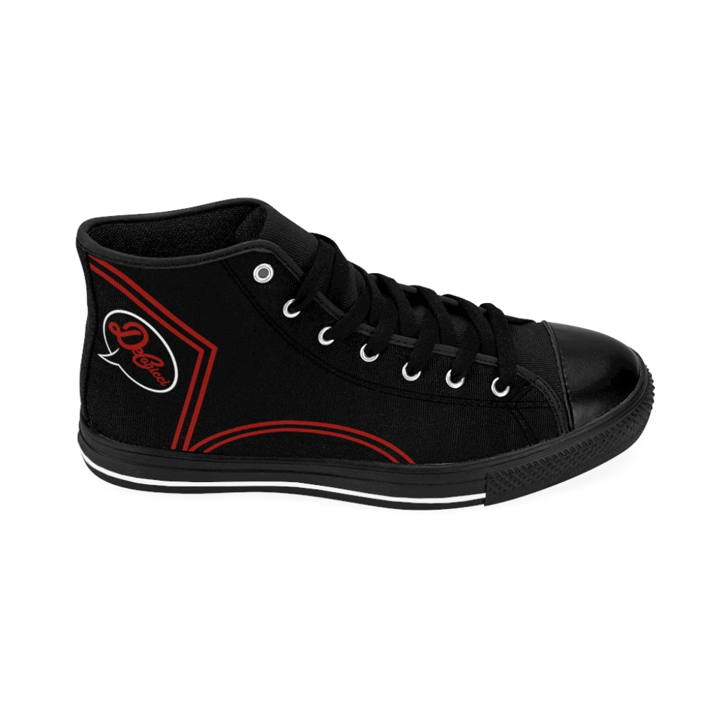 Hoop 31 red black and white color way