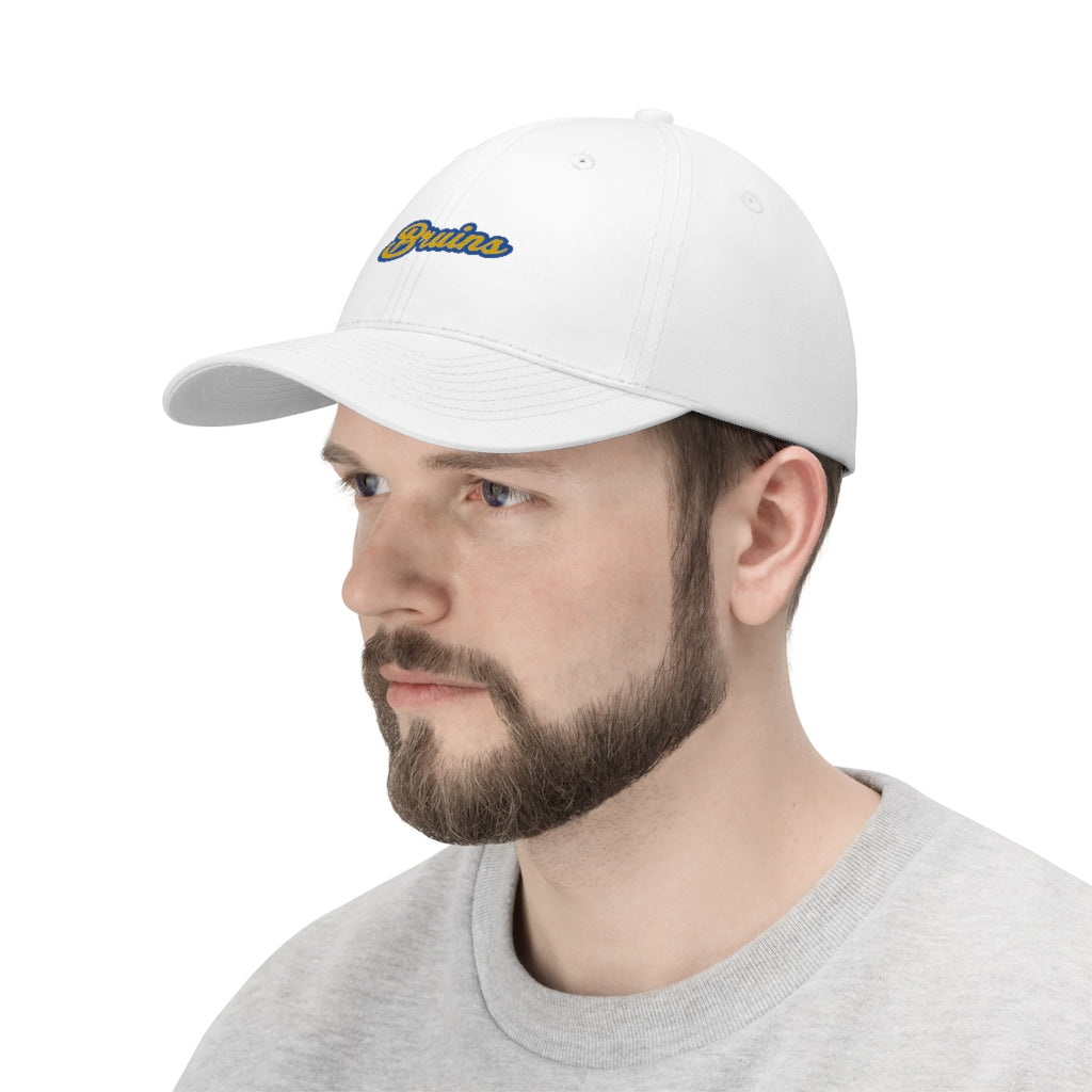 Bruins White Twill Hat